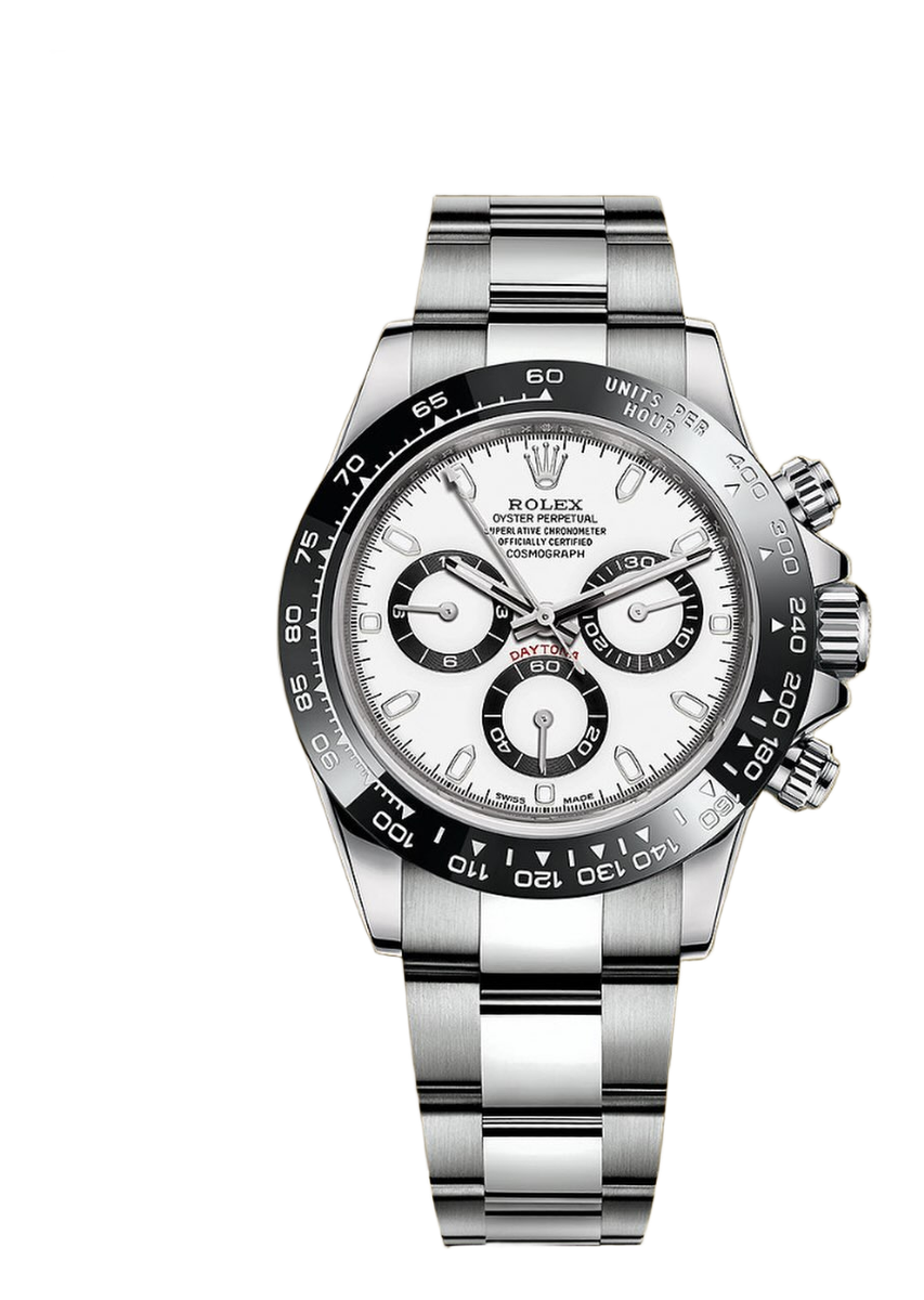 Rolex Daytona watch shown in the QCHRONO catalogue
